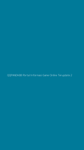 Tampilan Antarmuka Aplikasi Qqpanda88 Portal Informasi Game Online Terupdate - 2