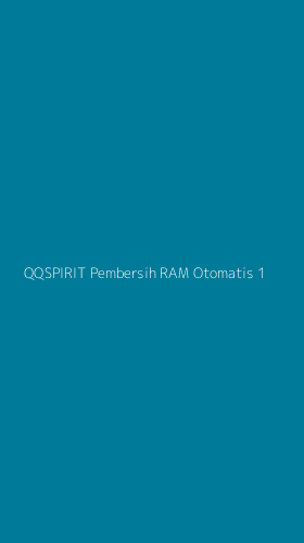 Tampilan Antarmuka Aplikasi Qqspirit Pembersih Ram Otomatis - 1
