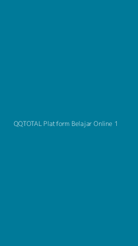 Tampilan Antarmuka Aplikasi Qqtotal Platform Belajar Online - 1