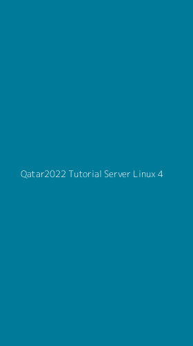 Tampilan Antarmuka Aplikasi Qatar2022 Tutorial Server Linux - 4