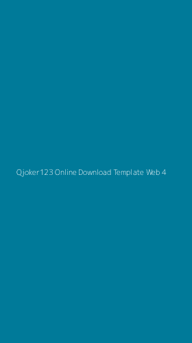Tampilan Antarmuka Aplikasi Qjoker123 Online Download Template Web - 4