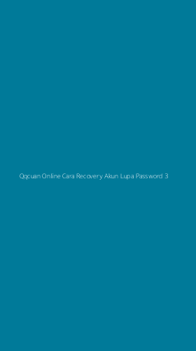 Tampilan Antarmuka Aplikasi Qqcuan Online Cara Recovery Akun Lupa Password - 3