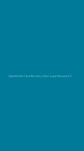 Tampilan Antarmuka Aplikasi Qqholicslot Cara Recovery Akun Lupa Password - 3