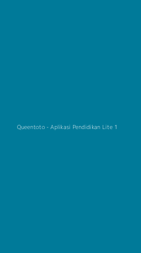 Tampilan Antarmuka Aplikasi Queentoto - Aplikasi Pendidikan Lite - 1
