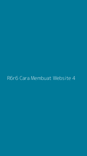 Tampilan Antarmuka Aplikasi R6r6 Cara Membuat Website - 4