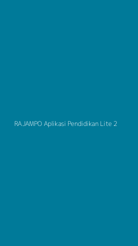 Tampilan Antarmuka Aplikasi Rajampo Aplikasi Pendidikan Lite - 2