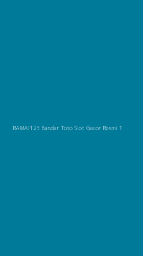 Tampilan Antarmuka Aplikasi Ramai123 Bandar Toto Slot Gacor Resmi - 1