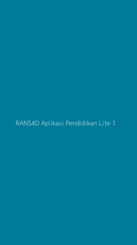 Tampilan Antarmuka Aplikasi Rans4d Aplikasi Pendidikan Lite - 1