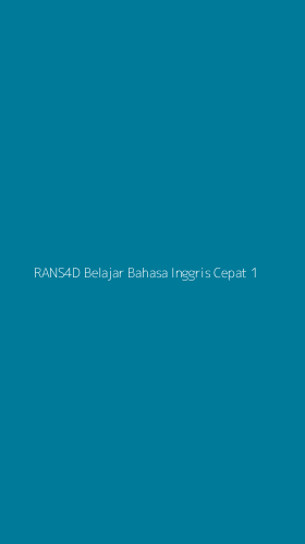 Tampilan Antarmuka Aplikasi Rans4d Belajar Bahasa Inggris Cepat - 1