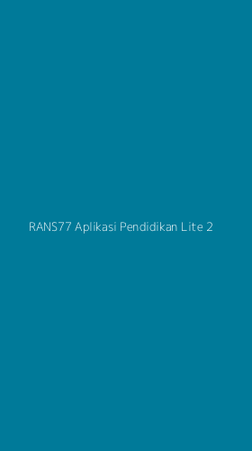 Tampilan Antarmuka Aplikasi Rans77 Aplikasi Pendidikan Lite - 2