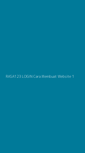 Tampilan Antarmuka Aplikasi Rasa123 Login Cara Membuat Website - 1