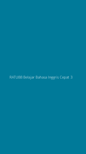 Tampilan Antarmuka Aplikasi Ratu88 Belajar Bahasa Inggris Cepat - 3
