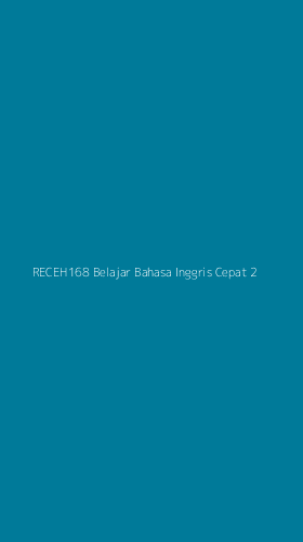 Tampilan Antarmuka Aplikasi Receh168 Belajar Bahasa Inggris Cepat - 2