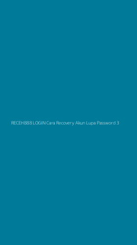 Tampilan Antarmuka Aplikasi Receh888 Login Cara Recovery Akun Lupa Password - 3