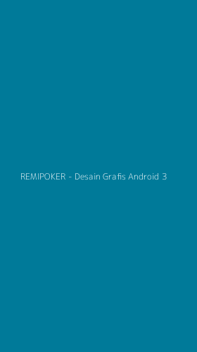 Tampilan Antarmuka Aplikasi REMIPOKER - Desain Grafis Android - 3
