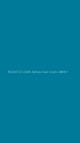 Tampilan Antarmuka Aplikasi Rezeki123 Login Aplikasi Kasir Gratis Umkm - 1