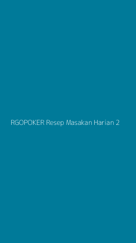 Tampilan Antarmuka Aplikasi Rgopoker Resep Masakan Harian - 2