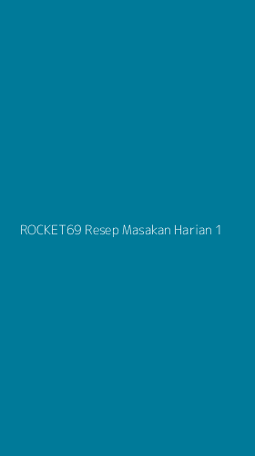 Tampilan Antarmuka Aplikasi Rocket69 Resep Masakan Harian - 1