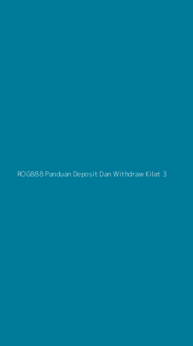 Tampilan Antarmuka Aplikasi Rog888 Panduan Deposit Dan Withdraw Kilat - 3