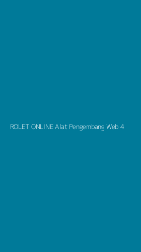 Tampilan Antarmuka Aplikasi Rolet Online Alat Pengembang Web - 4