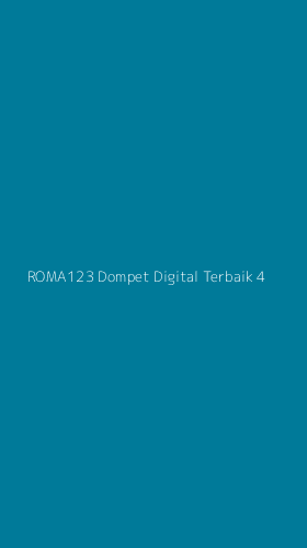 Tampilan Antarmuka Aplikasi Roma123 Dompet Digital Terbaik - 4