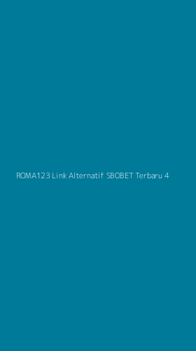 Tampilan Antarmuka Aplikasi Roma123 Link Alternatif Sbobet Terbaru - 4