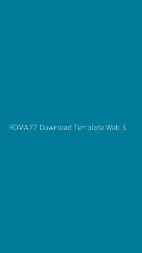 Tampilan Antarmuka Aplikasi Roma77 Download Template Web - 3