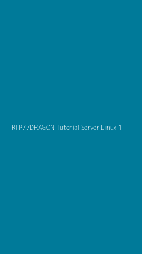 Tampilan Antarmuka Aplikasi Rtp77dragon Tutorial Server Linux - 1