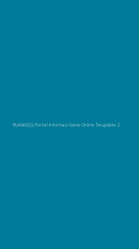 Tampilan Antarmuka Aplikasi Ruangqq Portal Informasi Game Online Terupdate - 2