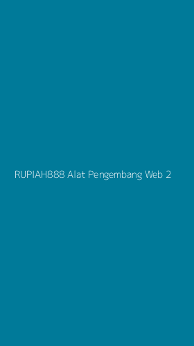 Tampilan Antarmuka Aplikasi Rupiah888 Alat Pengembang Web - 2