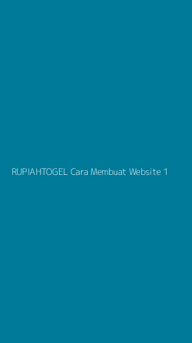 Tampilan Antarmuka Aplikasi Rupiahtogel Cara Membuat Website - 1