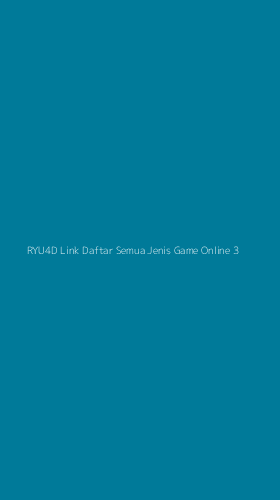 Tampilan Antarmuka Aplikasi Ryu4d Link Daftar Semua Jenis Game Online - 3