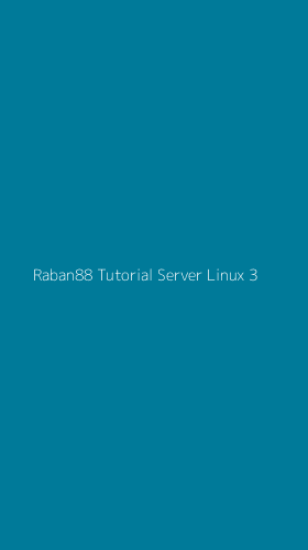 Tampilan Antarmuka Aplikasi Raban88 Tutorial Server Linux - 3