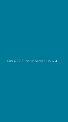 Tampilan Antarmuka Aplikasi Rabu777 Tutorial Server Linux - 4