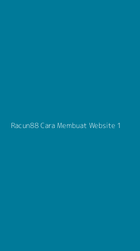 Tampilan Antarmuka Aplikasi Racun88 Cara Membuat Website - 1