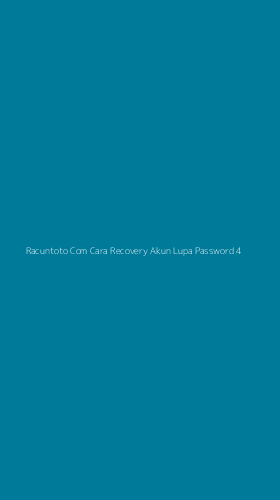 Tampilan Antarmuka Aplikasi Racuntoto Com Cara Recovery Akun Lupa Password - 4