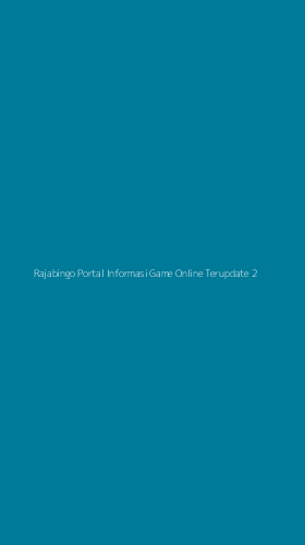Tampilan Antarmuka Aplikasi Rajabingo Portal Informasi Game Online Terupdate - 2