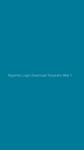 Tampilan Antarmuka Aplikasi Rajaindo Login Download Template Web - 1