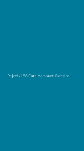 Tampilan Antarmuka Aplikasi Rajaolx188 Cara Membuat Website - 1