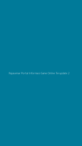 Tampilan Antarmuka Aplikasi Rajasemar Portal Informasi Game Online Terupdate - 2