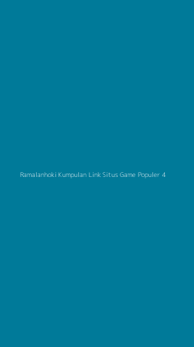 Tampilan Antarmuka Aplikasi Ramalanhoki Kumpulan Link Situs Game Populer - 4