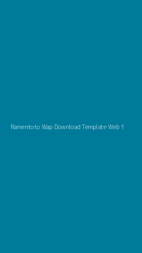 Tampilan Antarmuka Aplikasi Ramentoto Wap Download Template Web - 1