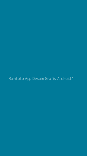 Tampilan Antarmuka Aplikasi Ramtoto App Desain Grafis Android - 1