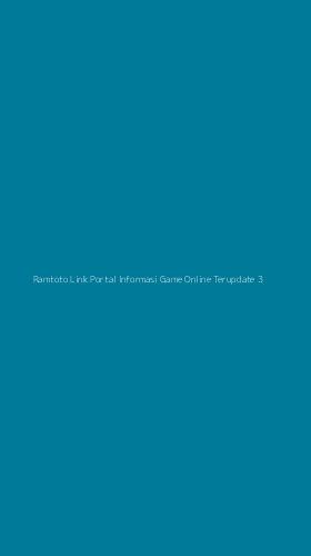 Tampilan Antarmuka Aplikasi Ramtoto Link Portal Informasi Game Online Terupdate - 3