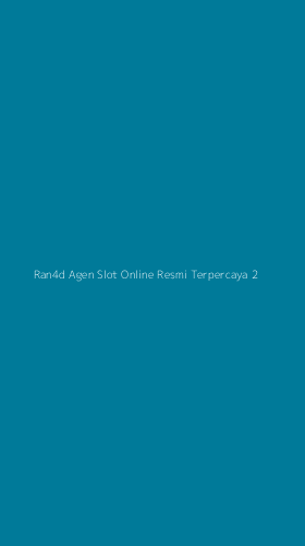 Tampilan Antarmuka Aplikasi Ran4d Agen Slot Online Resmi Terpercaya - 2