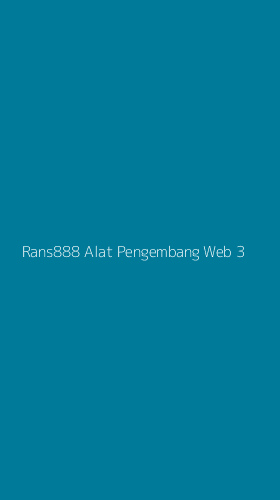 Tampilan Antarmuka Aplikasi Rans888 Alat Pengembang Web - 3