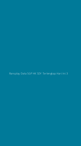 Tampilan Antarmuka Aplikasi Ransplay Data Sgp Hk Sdy Terlengkap Hari Ini - 3