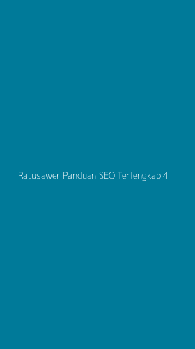 Tampilan Antarmuka Aplikasi Ratusawer Panduan Seo Terlengkap - 4