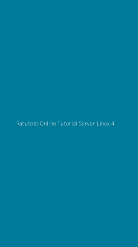 Tampilan Antarmuka Aplikasi Ratutoto Online Tutorial Server Linux - 4