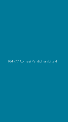 Tampilan Antarmuka Aplikasi Rbtv77 Aplikasi Pendidikan Lite - 4